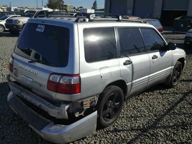 JF1SF65682H746696 - 2002 SUBARU FORESTER S 蓝色 照片 4