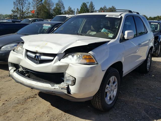 2HNYD18744H553437 - 2004 ACURA MDX TOURIN WHITE photo 2