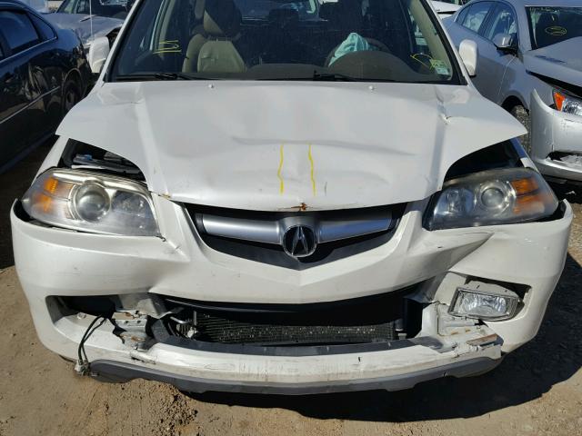 2HNYD18744H553437 - 2004 ACURA MDX TOURIN WHITE photo 9