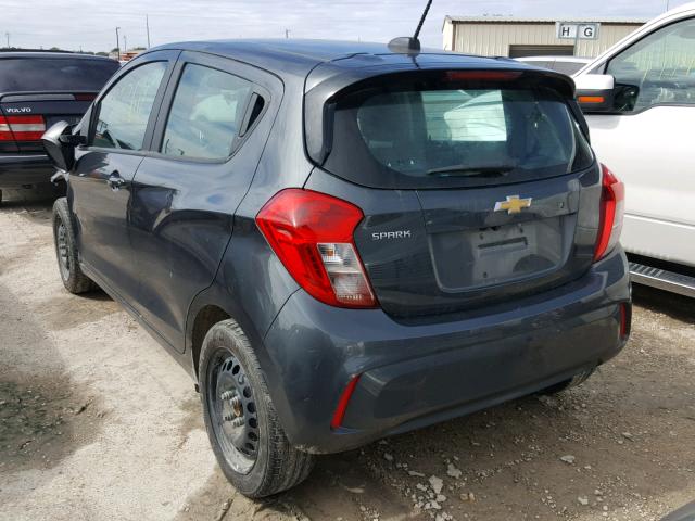 KL8CB6SA9HC840331 - 2017 CHEVROLET SPARK LS CHARCOAL photo 3