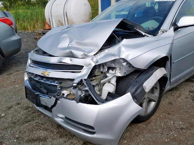 1G1ZC5E09CF332212 - 2012 CHEVROLET MALIBU 1LT SILVER photo 9