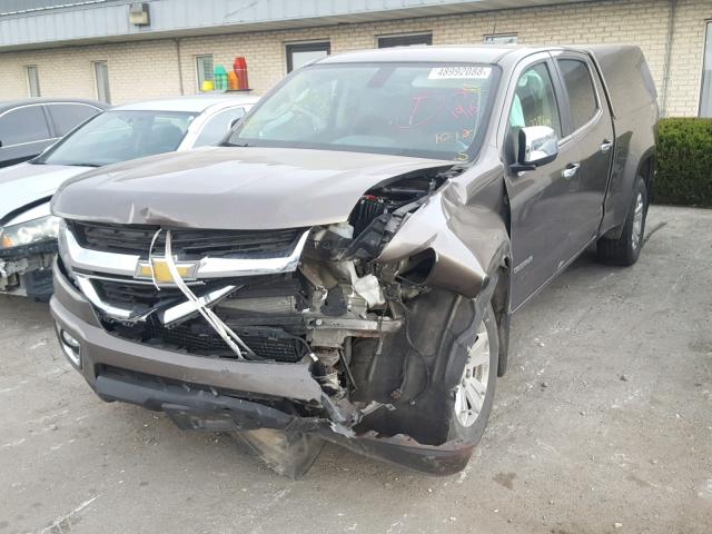 1GCGTBE31F1198627 - 2015 CHEVROLET COLORADO L BROWN photo 2