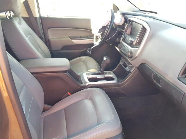 1GCGTBE31F1198627 - 2015 CHEVROLET COLORADO L BROWN photo 5
