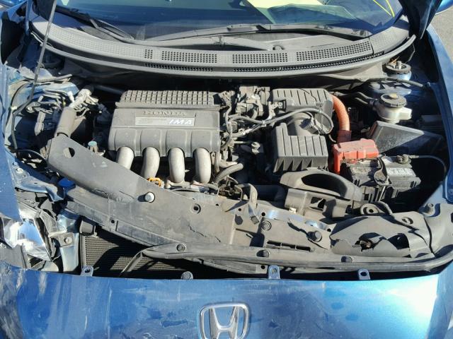 JHMZF1D40BS012602 - 2011 HONDA CR-Z BLUE photo 7