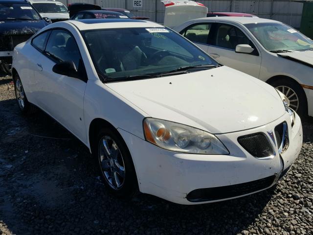 1G2ZH18N774140737 - 2007 PONTIAC G6 GT WHITE photo 1