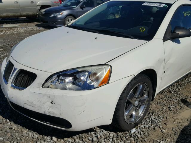 1G2ZH18N774140737 - 2007 PONTIAC G6 GT WHITE photo 10