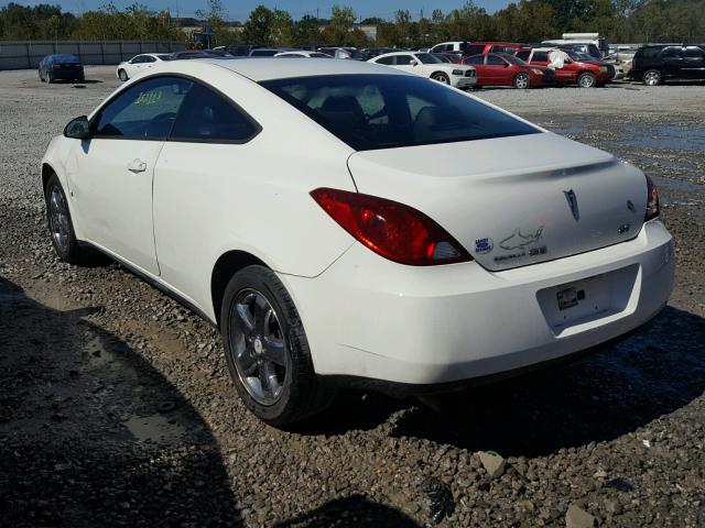 1G2ZH18N774140737 - 2007 PONTIAC G6 GT WHITE photo 3