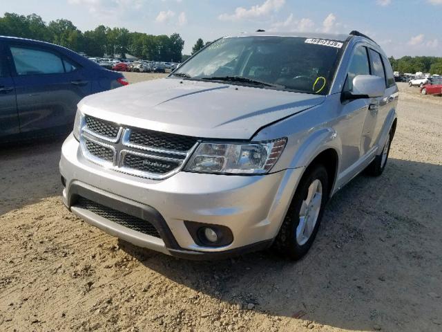 3C4PDCBGXCT174227 - 2012 DODGE JOURNEY SX SILVER photo 2