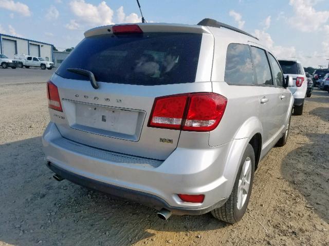 3C4PDCBGXCT174227 - 2012 DODGE JOURNEY SX SILVER photo 4