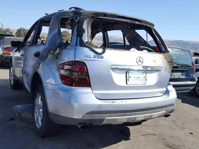 4JGBB86E96A110418 - 2006 MERCEDES-BENZ ML 350 BURN photo 1