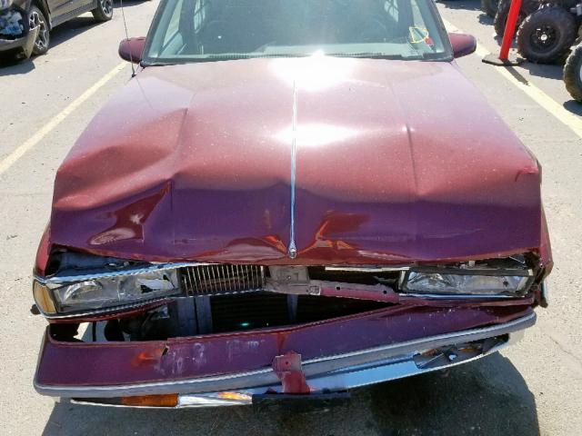 1G3HY54C0J1820443 - 1988 OLDSMOBILE DELTA 88 R RED photo 7