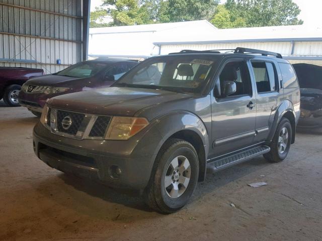 5N1AR18U47C641390 - 2007 NISSAN PATHFINDER GRAY photo 2