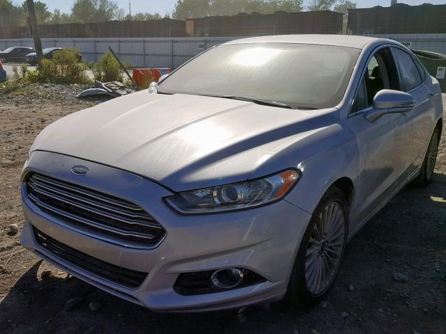 3FA6P0K96GR135484 - 2016 FORD FUSION TIT SILVER photo 2