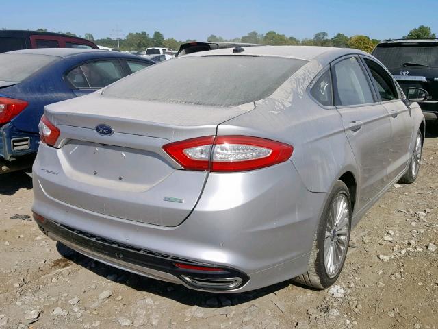 3FA6P0K96GR135484 - 2016 FORD FUSION TIT SILVER photo 4