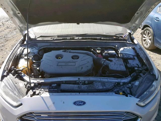 3FA6P0K96GR135484 - 2016 FORD FUSION TIT SILVER photo 7