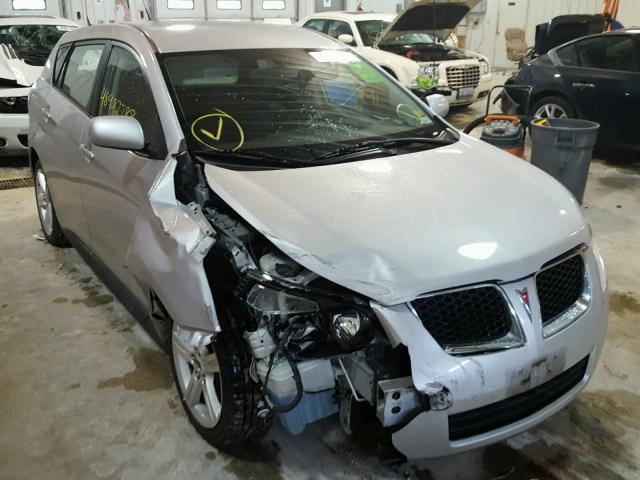 5Y2SP67009Z467800 - 2009 PONTIAC VIBE SILVER photo 1