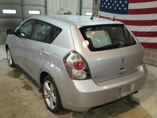 5Y2SP67009Z467800 - 2009 PONTIAC VIBE SILVER photo 3