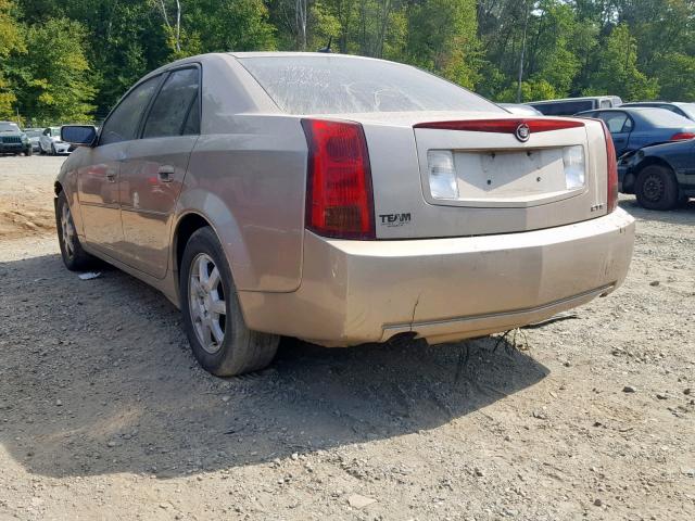 1G6DP577060138145 - 2006 CADILLAC CTS HI FEA GOLD photo 3