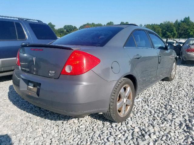 1G2ZH57N284154099 - 2008 PONTIAC G6 GT GRAY photo 4