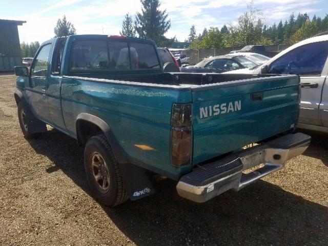 1N6SD16Y9SC384732 - 1995 NISSAN TRUCK KING GREEN photo 3