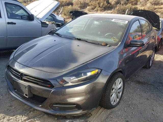 1C3CDFBB2ED920459 - 2014 DODGE DART SXT GRAY photo 2