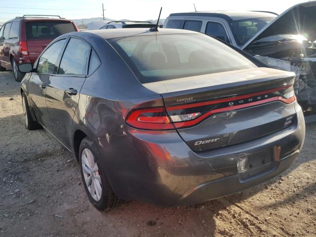 1C3CDFBB2ED920459 - 2014 DODGE DART SXT GRAY photo 3