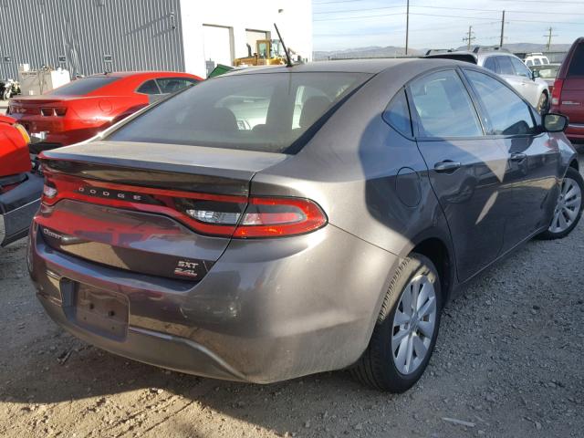 1C3CDFBB2ED920459 - 2014 DODGE DART SXT GRAY photo 4