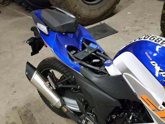 LXDPCNPH8J1050963 - 2018 DONG MOTORCYCLE BLUE photo 6