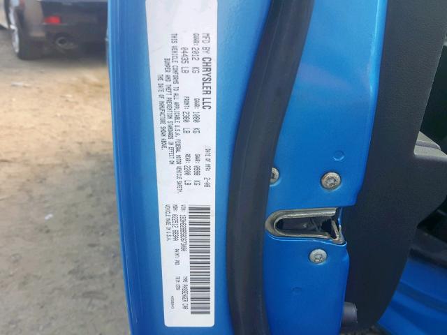 1B3HB28B58D673080 - 2008 DODGE CALIBER BLUE photo 10