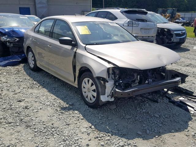3VW2K7AJ3FM349403 - 2015 VOLKSWAGEN JETTA BASE BEIGE photo 1