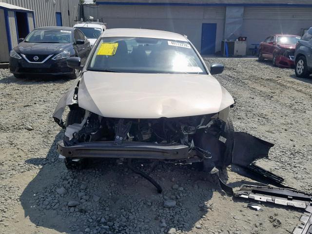 3VW2K7AJ3FM349403 - 2015 VOLKSWAGEN JETTA BASE BEIGE photo 9