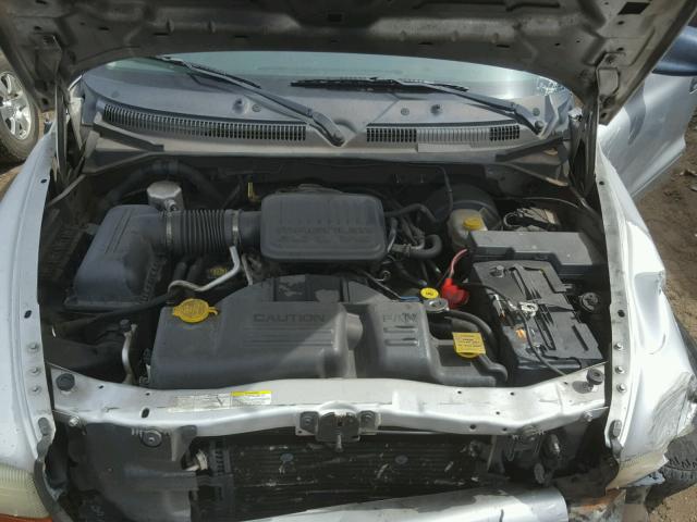 1D7HL38K64S573714 - 2004 DODGE DAKOTA QUA SILVER photo 7