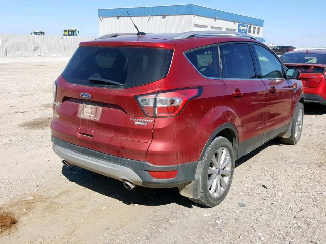 1FMCU9J91HUC78831 - 2017 FORD ESCAPE TIT MAROON photo 4