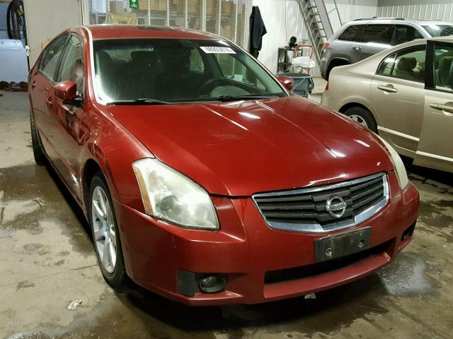 1N4BA41E47C843995 - 2007 NISSAN MAXIMA SE RED photo 1