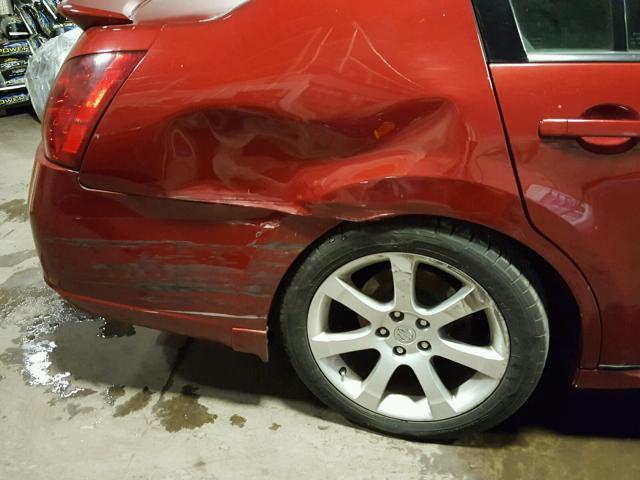 1N4BA41E47C843995 - 2007 NISSAN MAXIMA SE RED photo 9