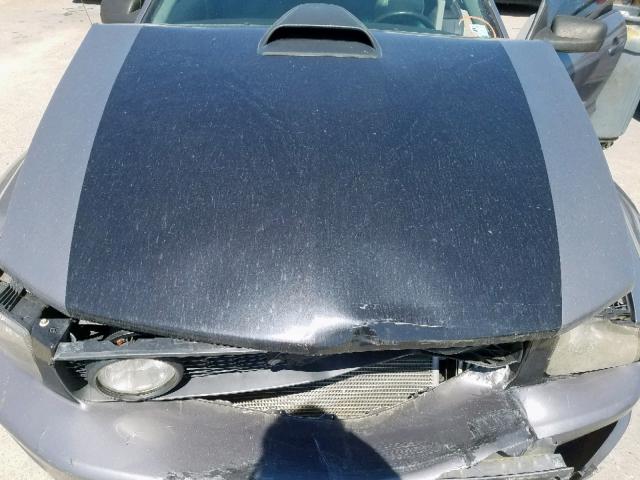 1ZVFT82H175263403 - 2007 FORD MUSTANG GT GRAY photo 7