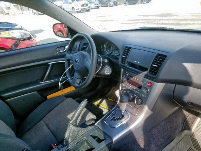 4S3BL616857225853 - 2005 SUBARU LEGACY 2.5 SILVER photo 9