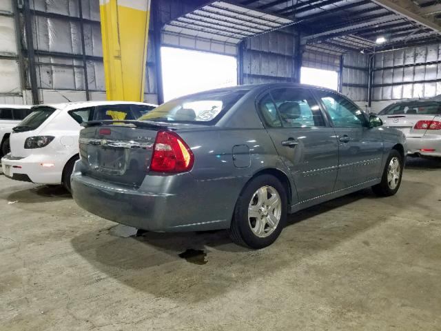 1G1ZU54865F182910 - 2005 CHEVROLET MALIBU LT GRAY photo 4