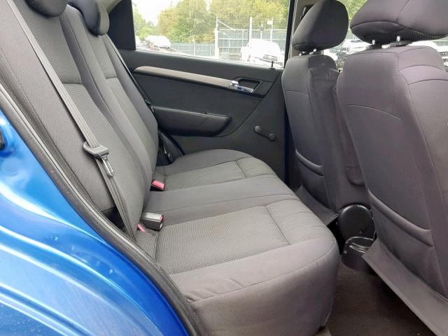 KL1TD56667B082056 - 2007 CHEVROLET AVEO BASE ლურჯი ფოტო 6