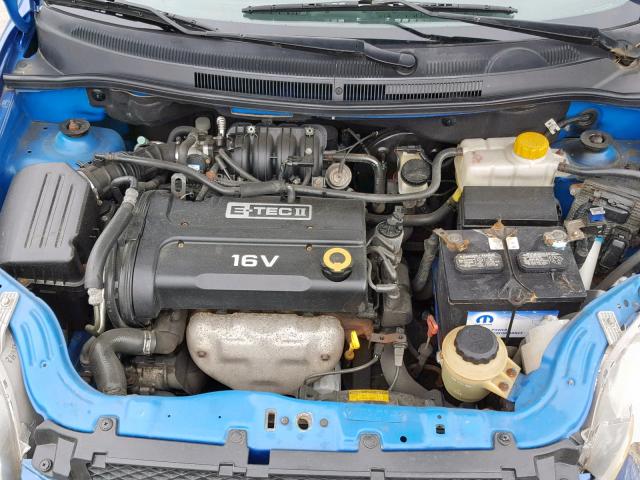 KL1TD56667B082056 - 2007 CHEVROLET AVEO BASE ლურჯი ფოტო 7