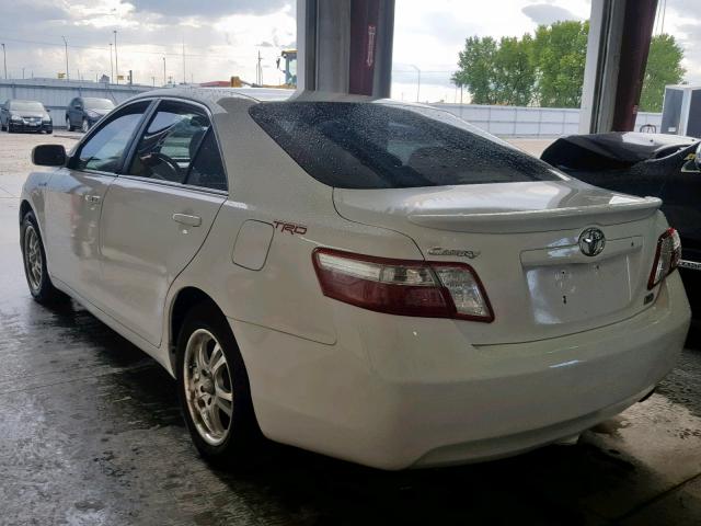 4T1BB46K39U075814 - 2009 TOYOTA CAMRY HYBR WHITE photo 3