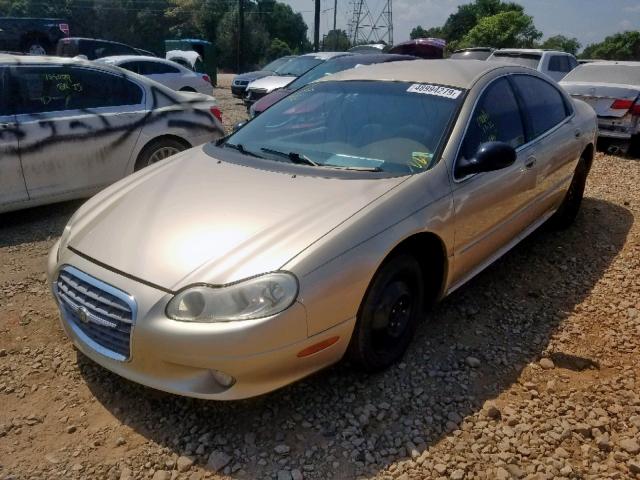 2C3HC56GX1H536838 - 2001 CHRYSLER LHS GOLD photo 2