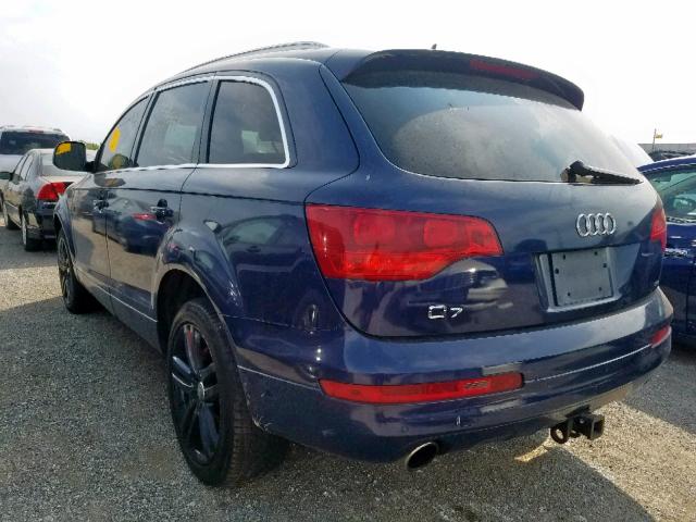 WA1BV74L68D044414 - 2008 AUDI Q7 4.2 QUA BLUE photo 3