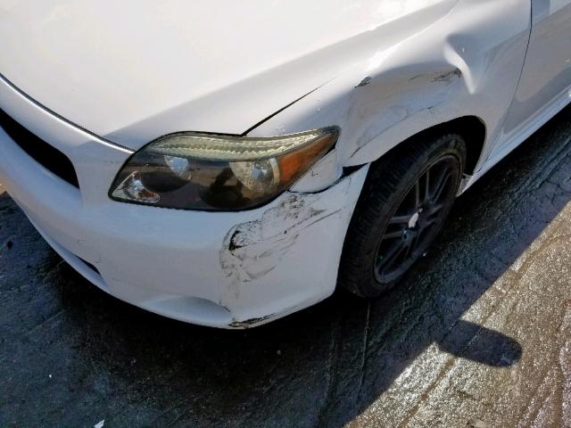 JTKDE177060104520 - 2006 TOYOTA SCION TC თეთრი ფოტო 10