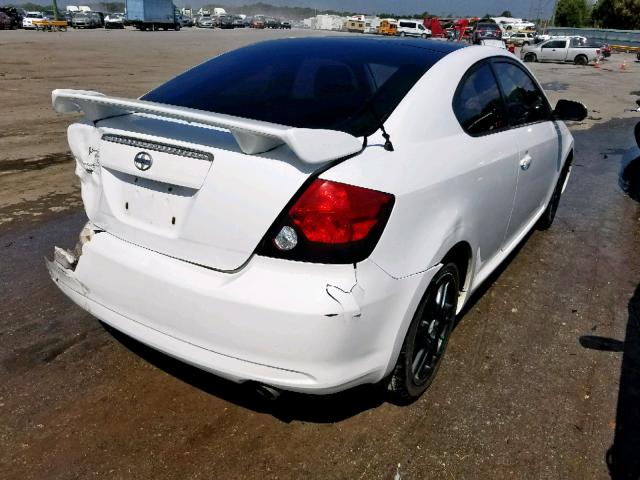 JTKDE177060104520 - 2006 TOYOTA SCION TC თეთრი ფოტო 4