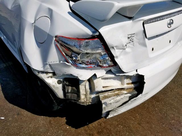 JTKDE177060104520 - 2006 TOYOTA SCION TC თეთრი ფოტო 9