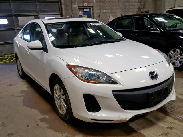 JM1BL1W73C1530469 - 2012 MAZDA 3 I WHITE photo 1