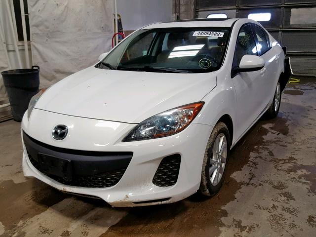 JM1BL1W73C1530469 - 2012 MAZDA 3 I WHITE photo 2