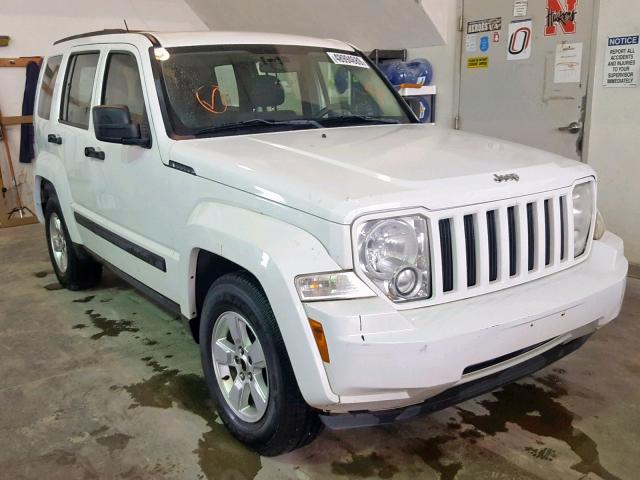 1C4PJMAK8CW127602 - 2012 JEEP LIBERTY SP WHITE photo 1