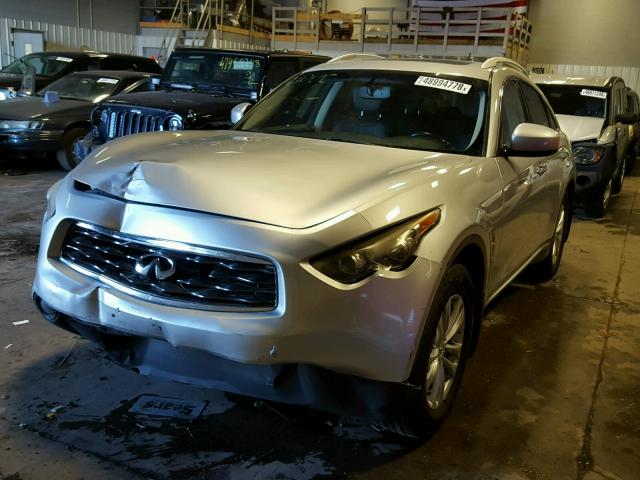 JNRAS18W89M152479 - 2009 INFINITI FX35 SILVER photo 2